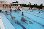Medio centenar de personas participan en el bautismo de buceo que organizó Cruz Roja