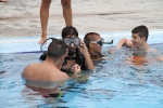 Medio centenar de personas participan en el bautismo de buceo que organizó Cruz Roja