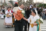 Multitudinaria ofrenda a la Mare de Déu del LLedó