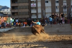 Tres minutos de encierro, pero con una cogida en la prueba de las vaquillas