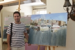 Gonzalo Romero gana el certamen de Pintura del Mar del Club Nautico