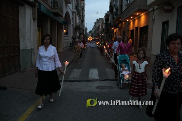 Multitudinaria procesión en honor a Sant Roc