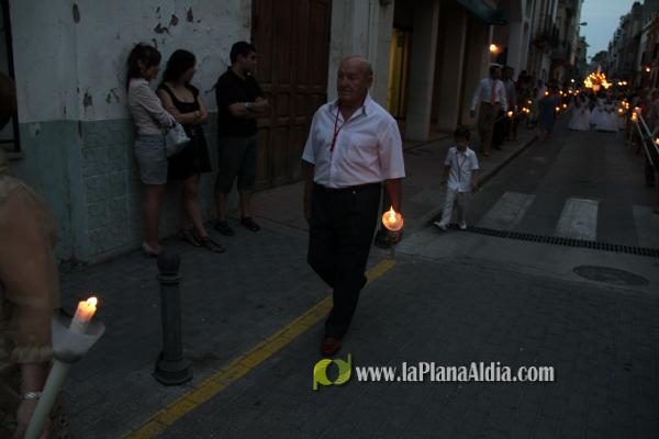 Multitudinaria procesión en honor a Sant Roc