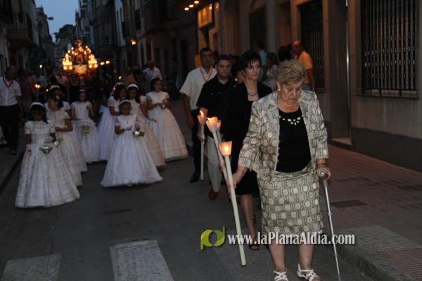 Multitudinaria procesión en honor a Sant Roc