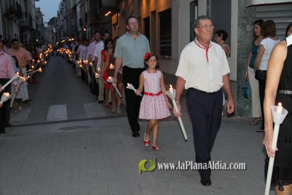 Multitudinaria procesión en honor a Sant Roc