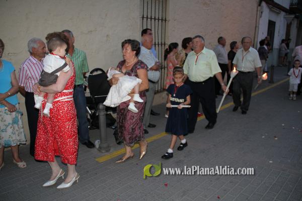 Multitudinaria procesión en honor a Sant Roc