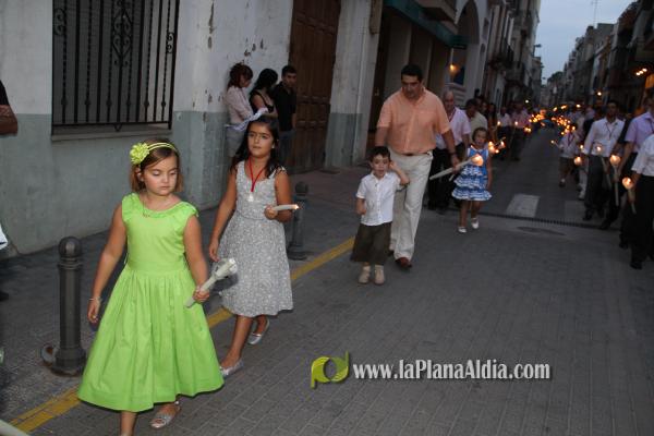 Multitudinaria procesión en honor a Sant Roc