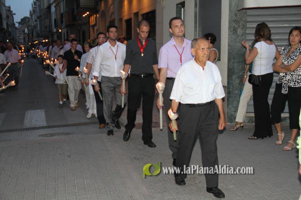 Multitudinaria procesión en honor a Sant Roc