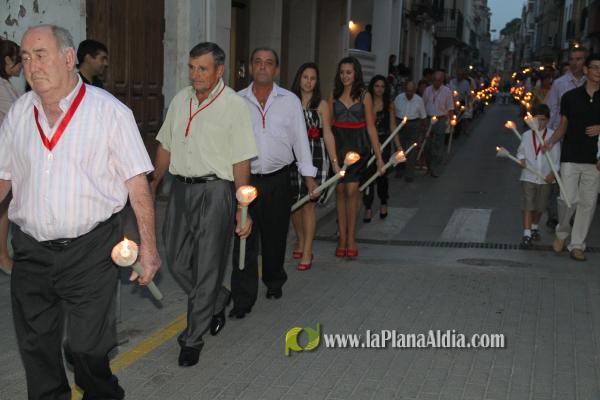 Multitudinaria procesión en honor a Sant Roc