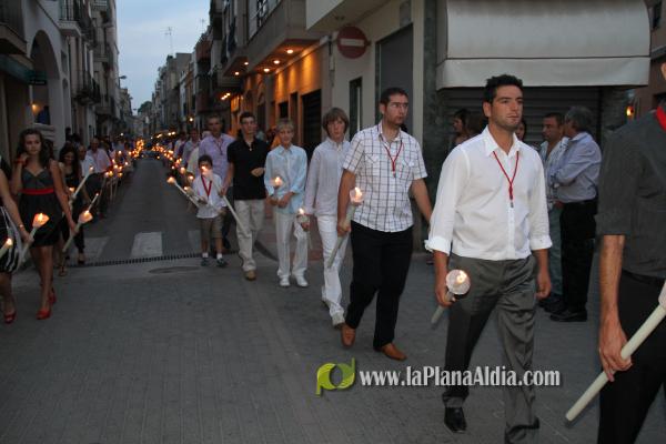 Multitudinaria procesión en honor a Sant Roc