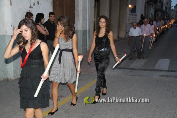 Multitudinaria procesión en honor a Sant Roc