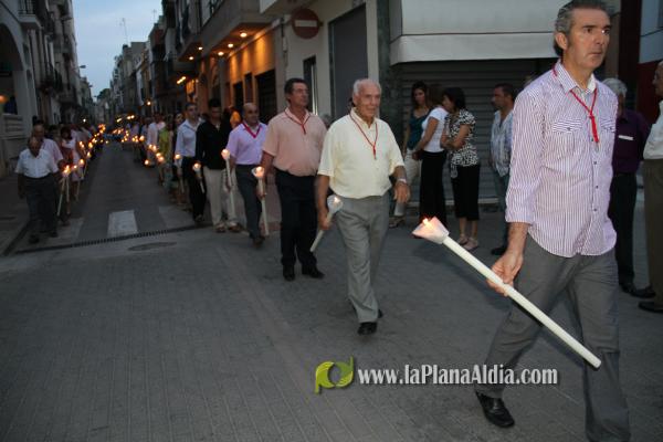 Multitudinaria procesión en honor a Sant Roc
