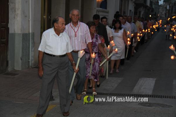 Multitudinaria procesión en honor a Sant Roc