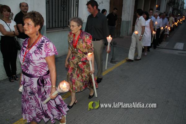 Multitudinaria procesión en honor a Sant Roc