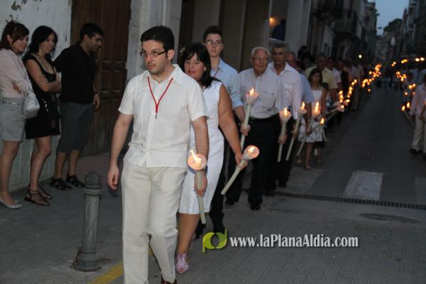 Multitudinaria procesión en honor a Sant Roc