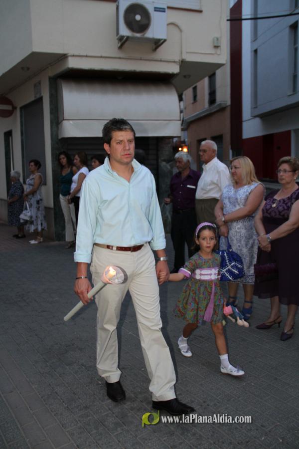 Multitudinaria procesión en honor a Sant Roc
