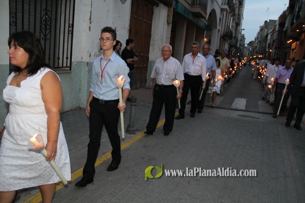 Multitudinaria procesión en honor a Sant Roc