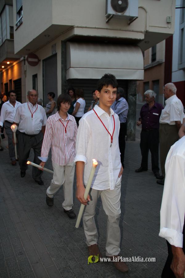 Multitudinaria procesión en honor a Sant Roc
