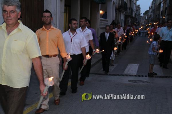 Multitudinaria procesión en honor a Sant Roc