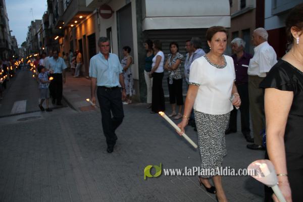 Multitudinaria procesión en honor a Sant Roc