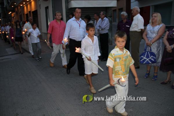 Multitudinaria procesión en honor a Sant Roc
