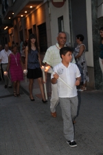 Multitudinaria procesión en honor a Sant Roc