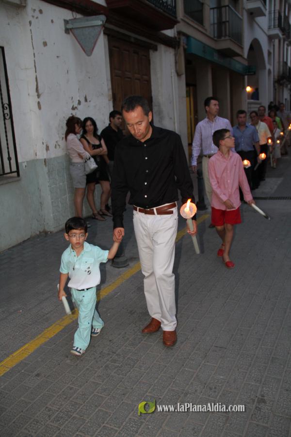 Multitudinaria procesión en honor a Sant Roc