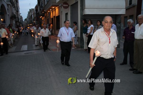 Multitudinaria procesión en honor a Sant Roc