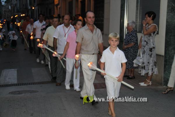 Multitudinaria procesión en honor a Sant Roc