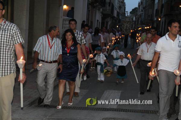 Multitudinaria procesión en honor a Sant Roc
