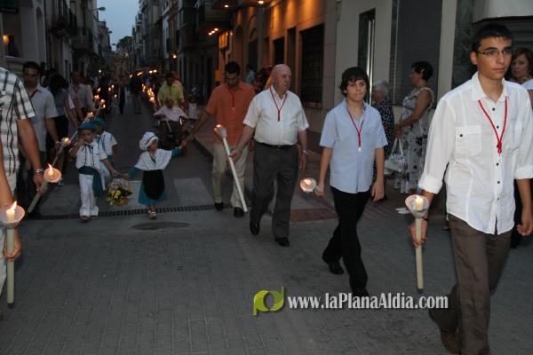 Multitudinaria procesión en honor a Sant Roc