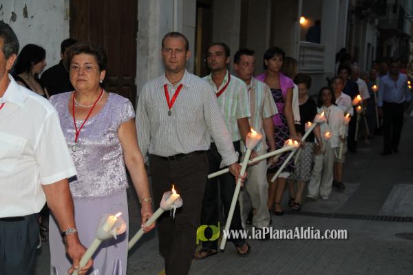 Multitudinaria procesión en honor a Sant Roc
