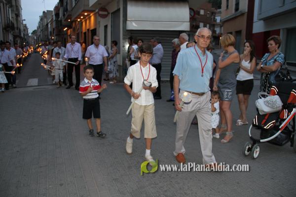 Multitudinaria procesión en honor a Sant Roc