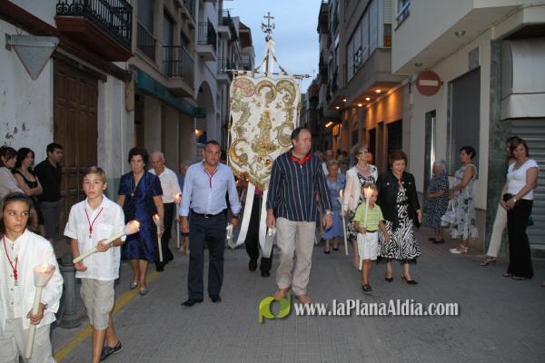 Multitudinaria procesión en honor a Sant Roc