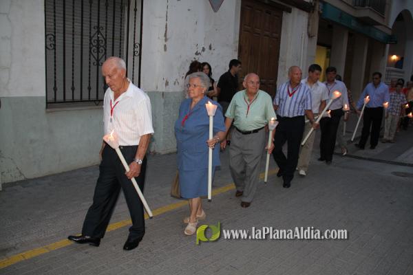 Multitudinaria procesión en honor a Sant Roc