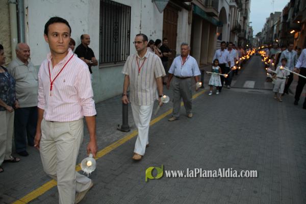 Multitudinaria procesión en honor a Sant Roc