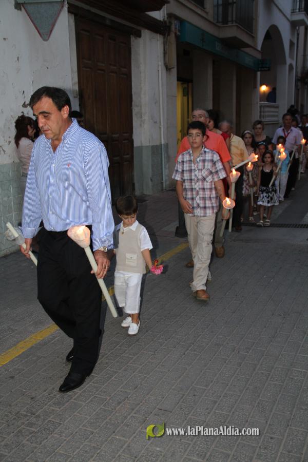 Multitudinaria procesión en honor a Sant Roc