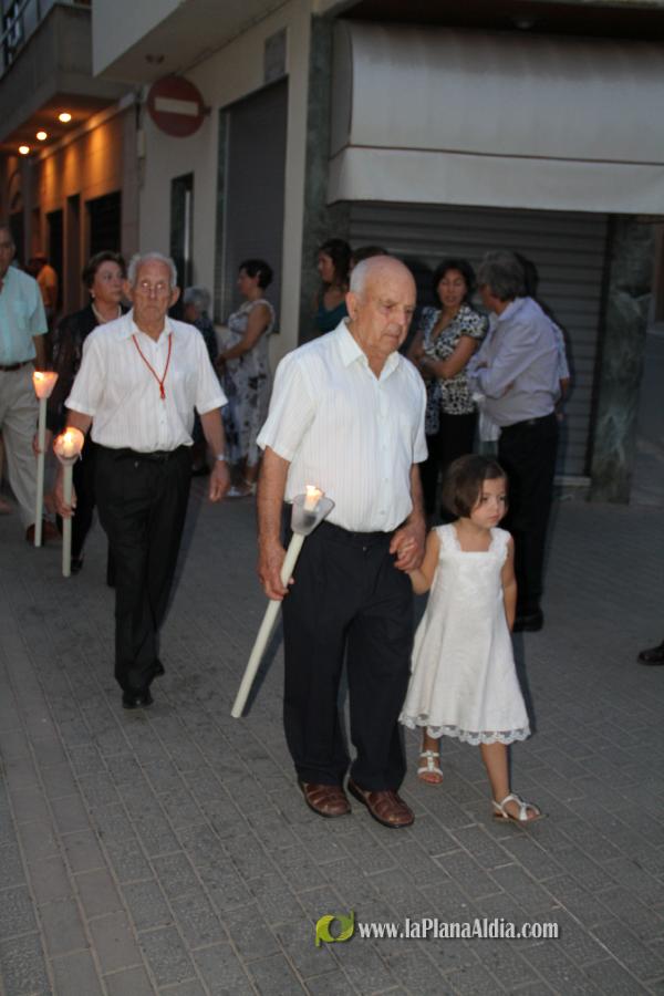 Multitudinaria procesión en honor a Sant Roc