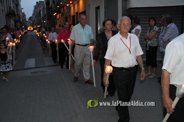 Multitudinaria procesión en honor a Sant Roc