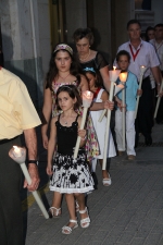 Multitudinaria procesión en honor a Sant Roc