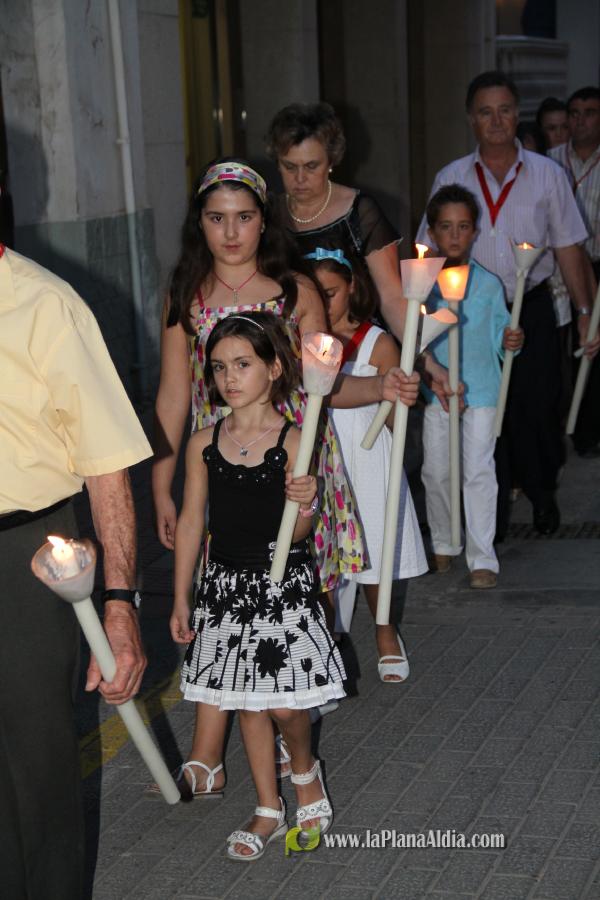 Multitudinaria procesión en honor a Sant Roc