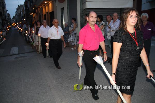 Multitudinaria procesión en honor a Sant Roc
