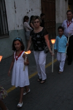 Multitudinaria procesión en honor a Sant Roc