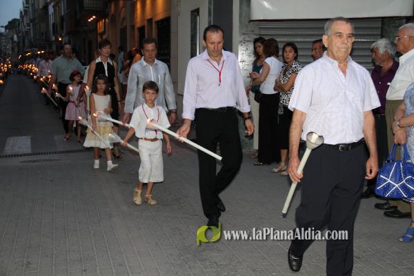 Multitudinaria procesión en honor a Sant Roc