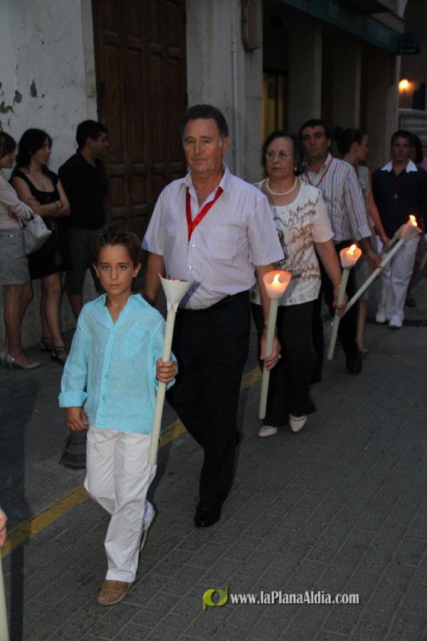 Multitudinaria procesión en honor a Sant Roc