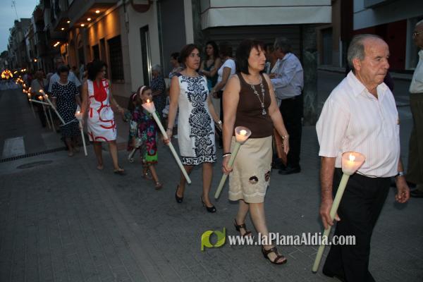 Multitudinaria procesión en honor a Sant Roc