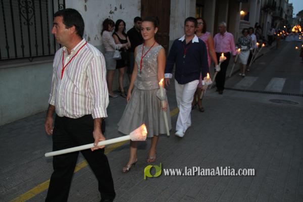 Multitudinaria procesión en honor a Sant Roc