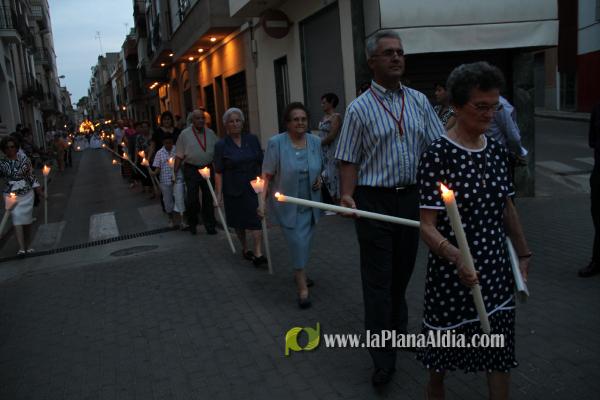 Multitudinaria procesión en honor a Sant Roc