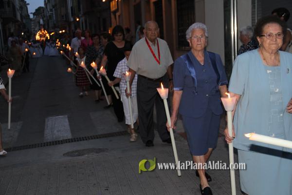 Multitudinaria procesión en honor a Sant Roc