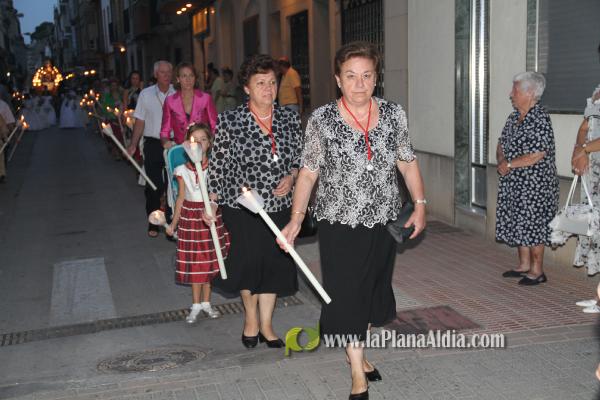 Multitudinaria procesión en honor a Sant Roc